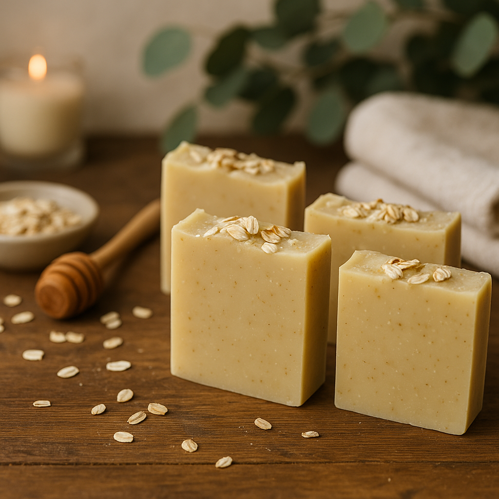 Golden Oat & Honey – Moisturizing Honey & Oatmeal Soap - Image 2