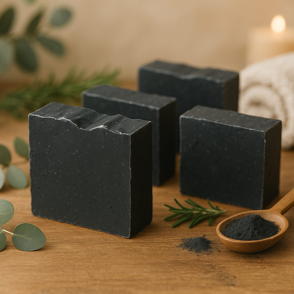 Charcoal Face & Body Bar – Deep Pore Detox + Gentle Clarifying Cleanse - Image 2