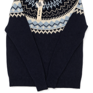 Aqua 100% Cashmere Nordic Sweater Size XS