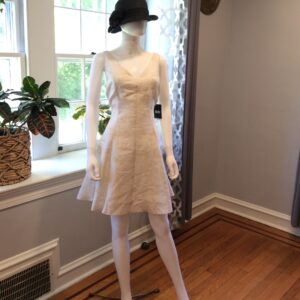 DKNY Champagne Fit and Flare Cocktail Dress Size 10