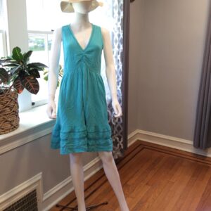 Echo Turquoise Sleeveless Boho Dress Size M