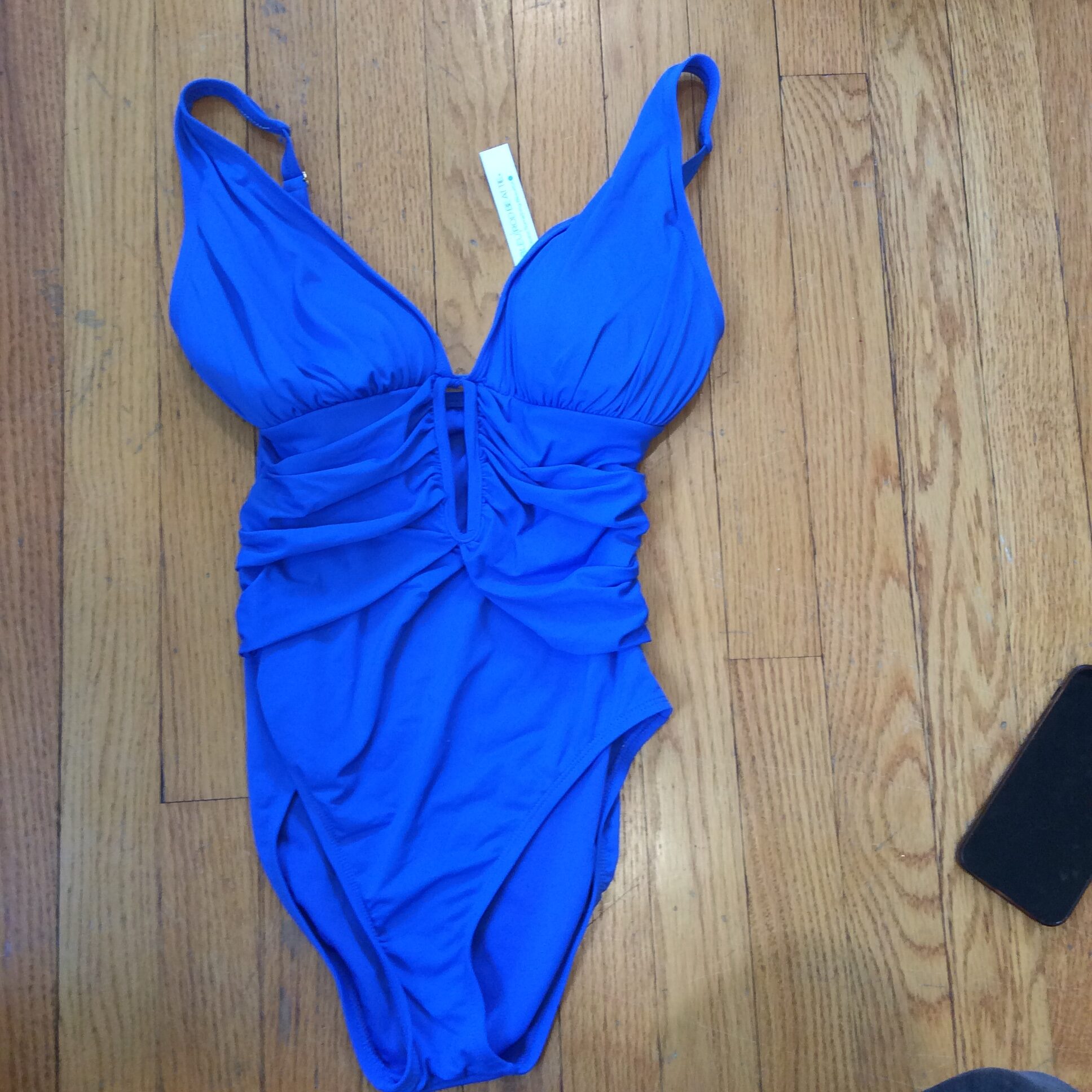 Bleu Rod Beat Royal Blue One Piece Swimsuit Size 4