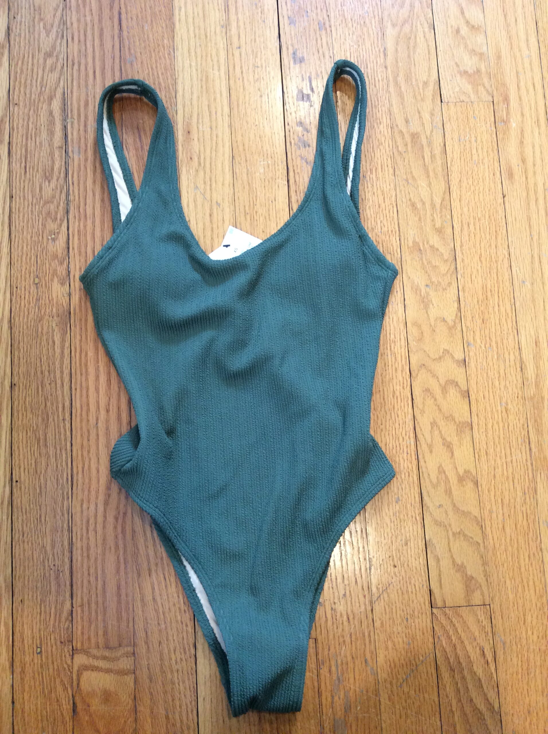 Cotton On Body Teal Classic One Piece Swimsuit Size XS