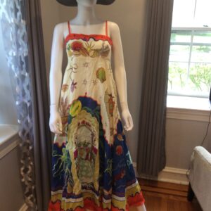 Alemais Printed Sundress Colorful Designer Maxi Dress Size 6