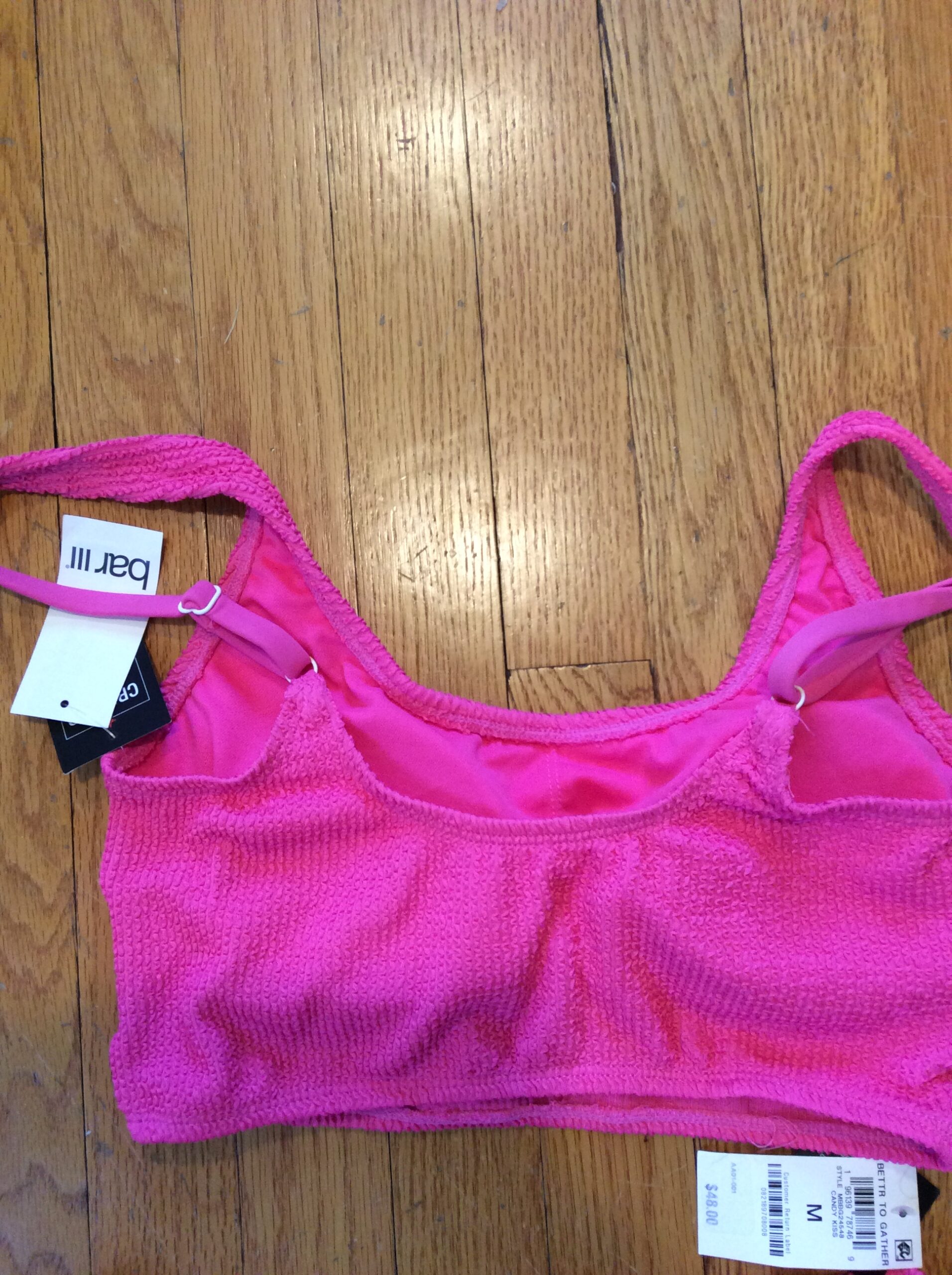bar III Hot Pink Bikini Set Size M - Image 3