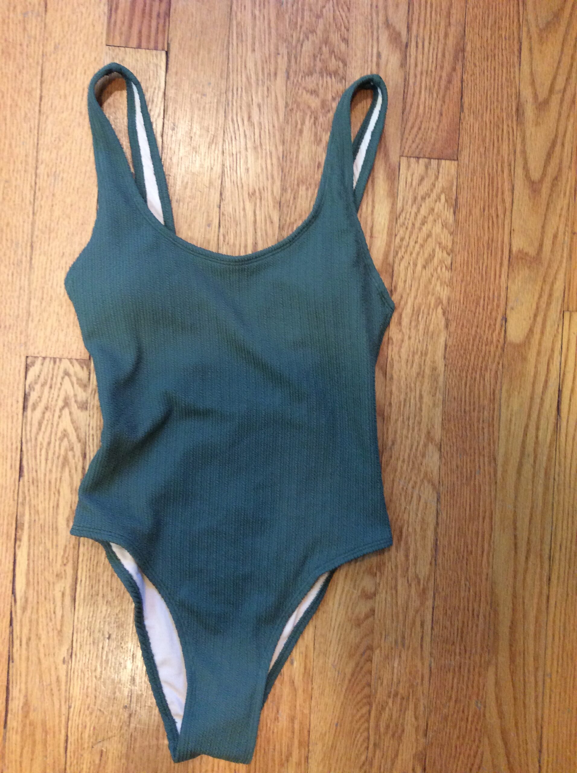 Cotton On Body Teal Classic One Piece Swimsuit Size XS - Image 2