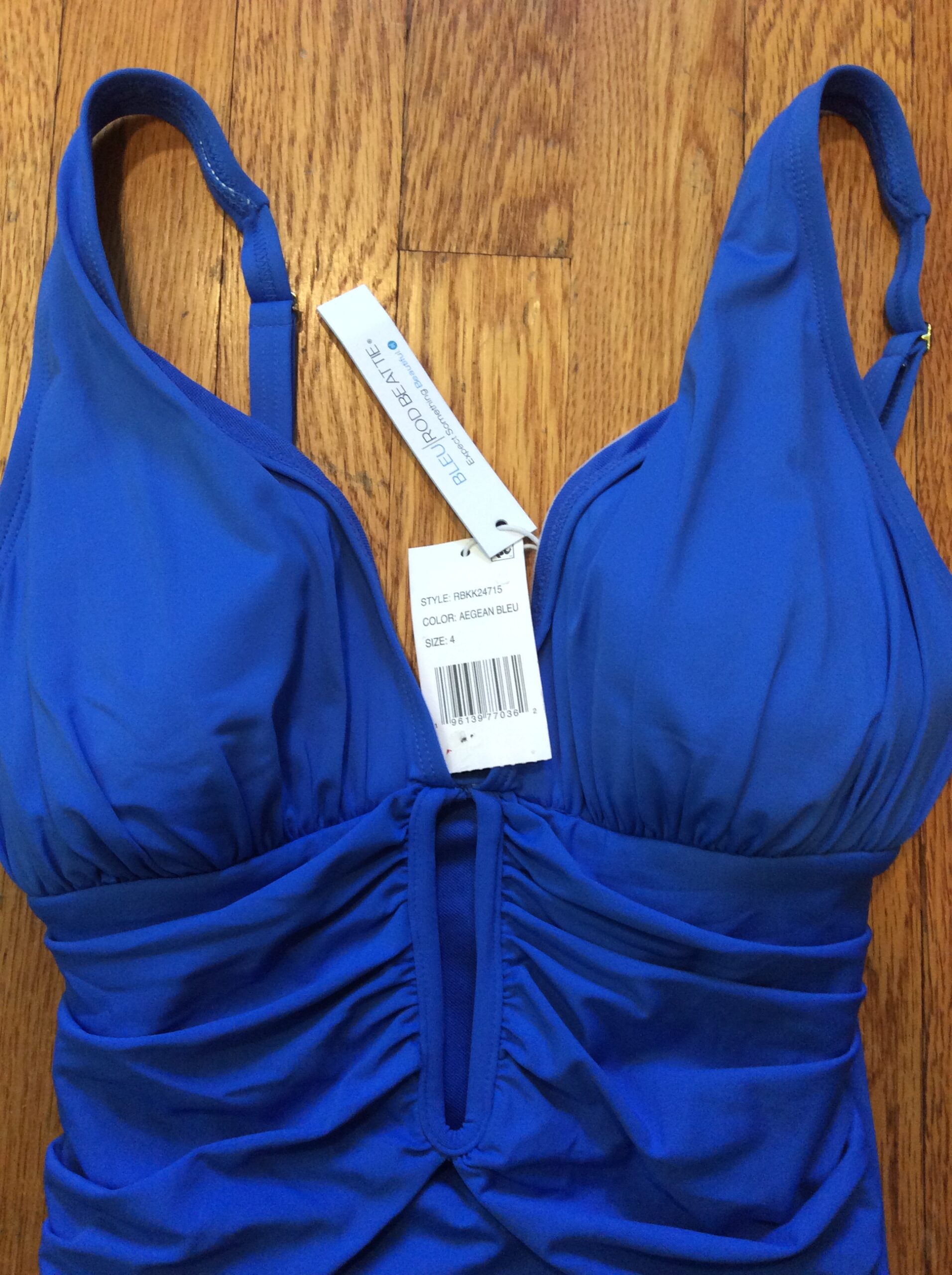 Bleu Rod Beat Royal Blue One Piece Swimsuit Size 4 - Image 3