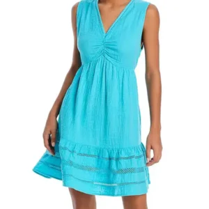 Echo supersoft gauze kira dress swim cover-up Size M