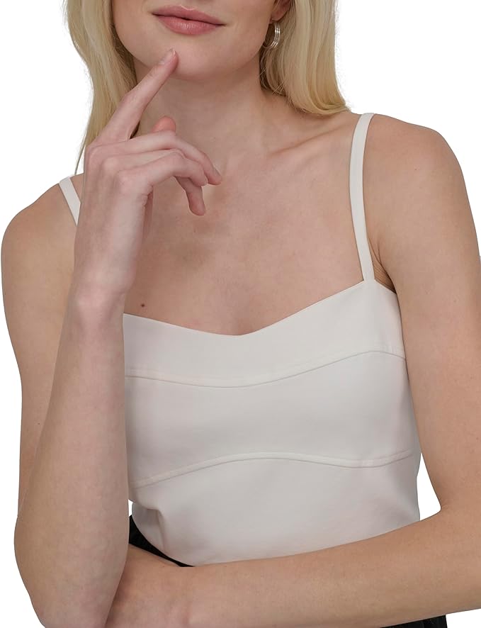 DKNY Size 8 Colorblock Maxi Dress Black White Sleeveless Elegant Designer Dress - Image 9