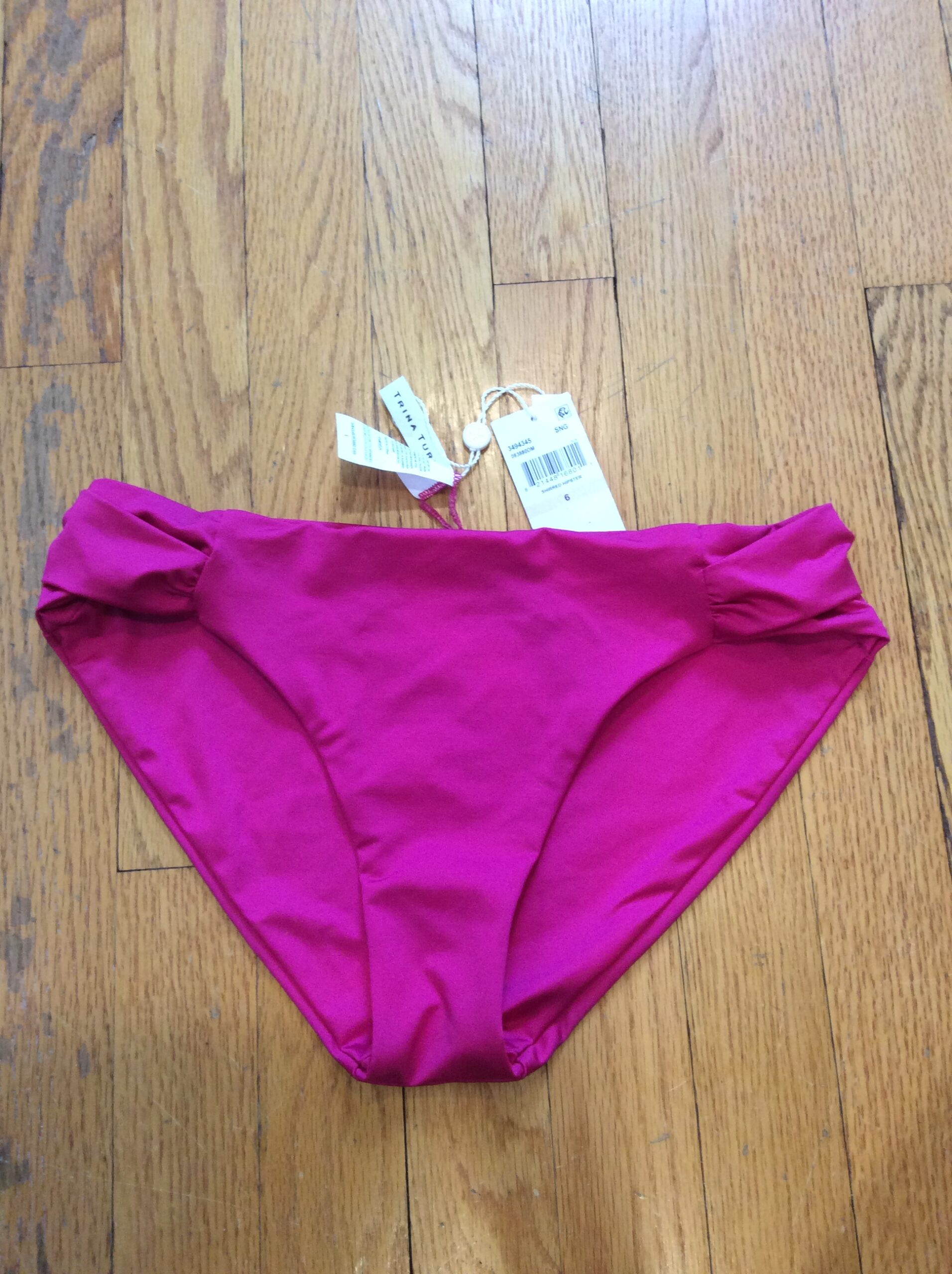 trina turk Fuchsia Pink Bikini Bottom Women's NWT Swimwear Size 6 - Image 3