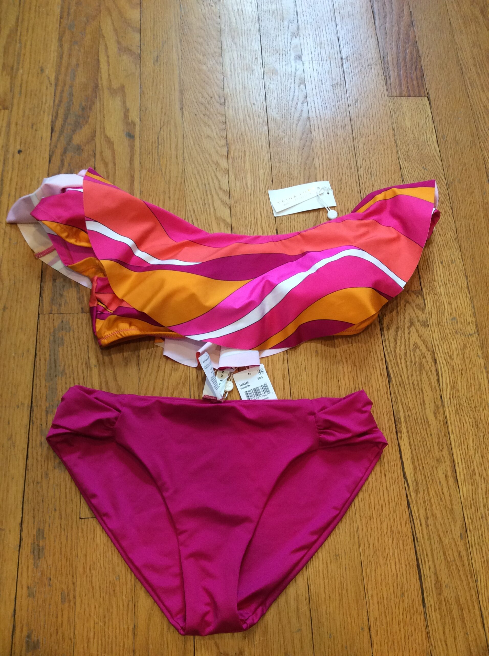 trina turk Fuchsia Pink Bikini Bottom Women's NWT Swimwear Size 6 - Image 4