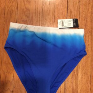 Lauren Ralph Lauren Blue Ombre Bikini Bottom NWT Women's Swimwear Size 8