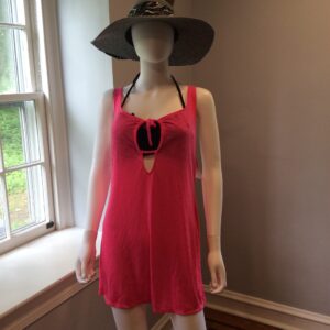 Becca Hot Pink Swim Cover Up Dress Women's Beach Cover Up Size S
