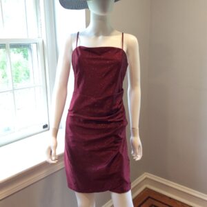 Emerald sundae Burgundy Strapless Cocktail Dress Women's Size XXL