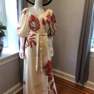 Juan De Dios White Lace Maxi Dress Women's Formal Dress Size 4