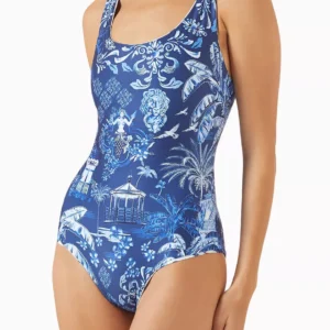Agua Bendita Koraline Tales Double sided Printed One Piece Swimsuit Size M