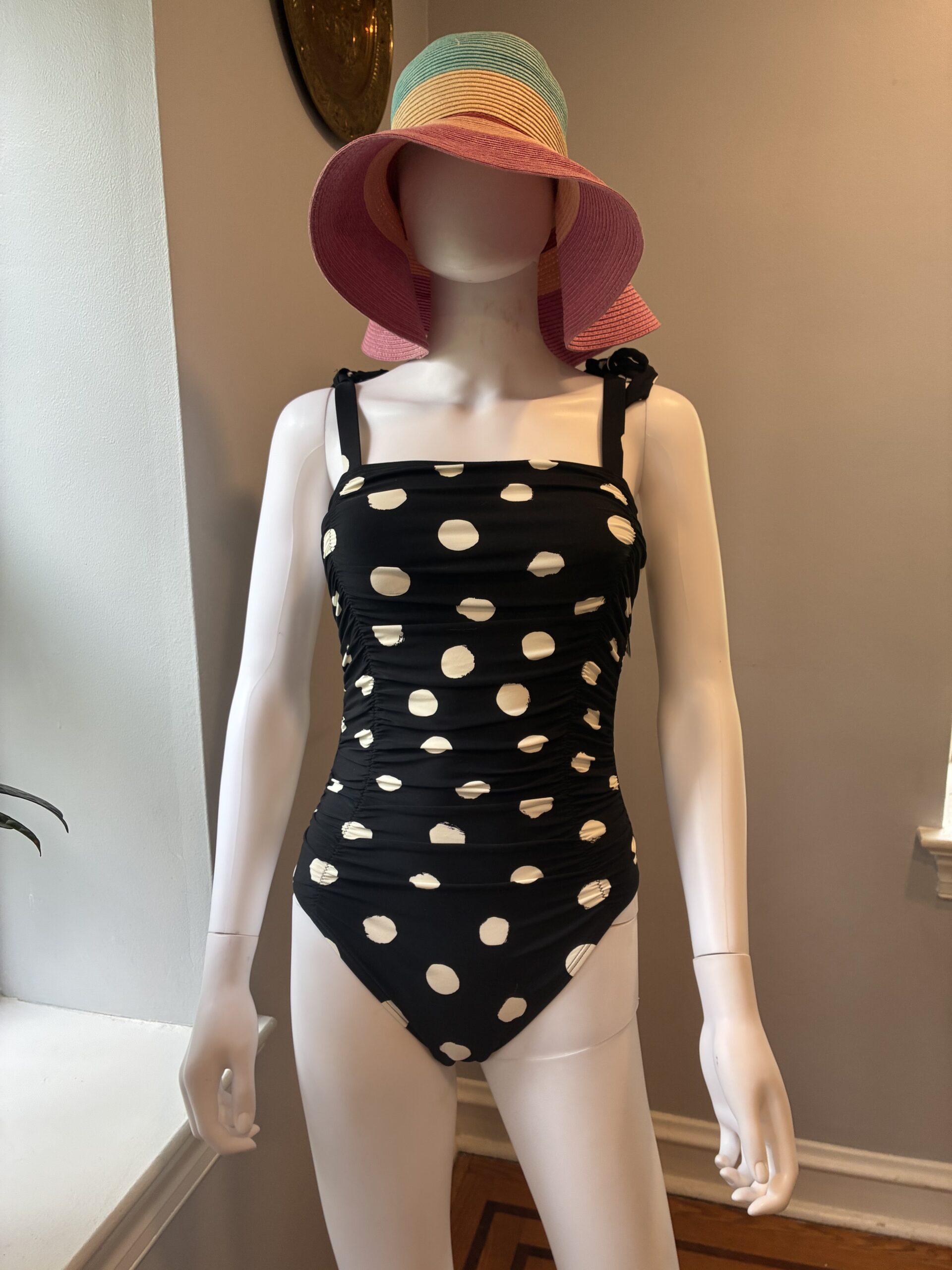 Kate Spade Women's Shirred Tied One-Piece Swimsuit Size S - Image 5