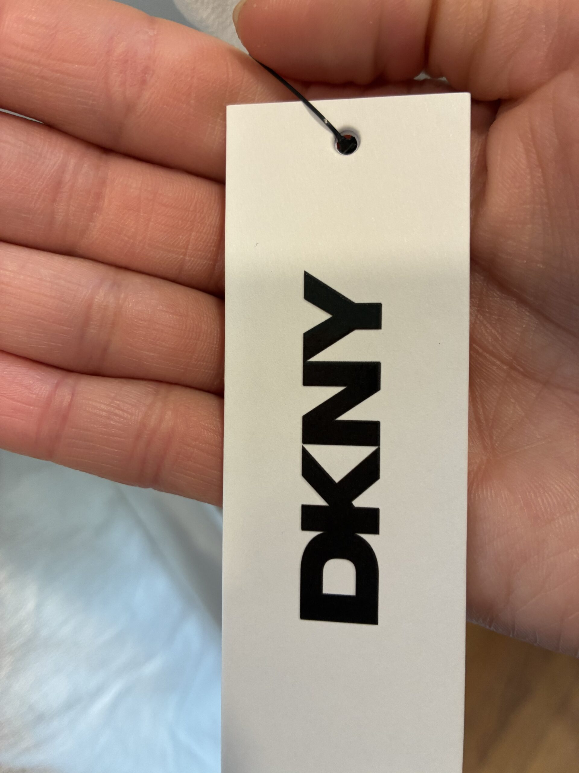 DKNY Women’s Size 6 White Button Front Belted Midi Dress - Image 4