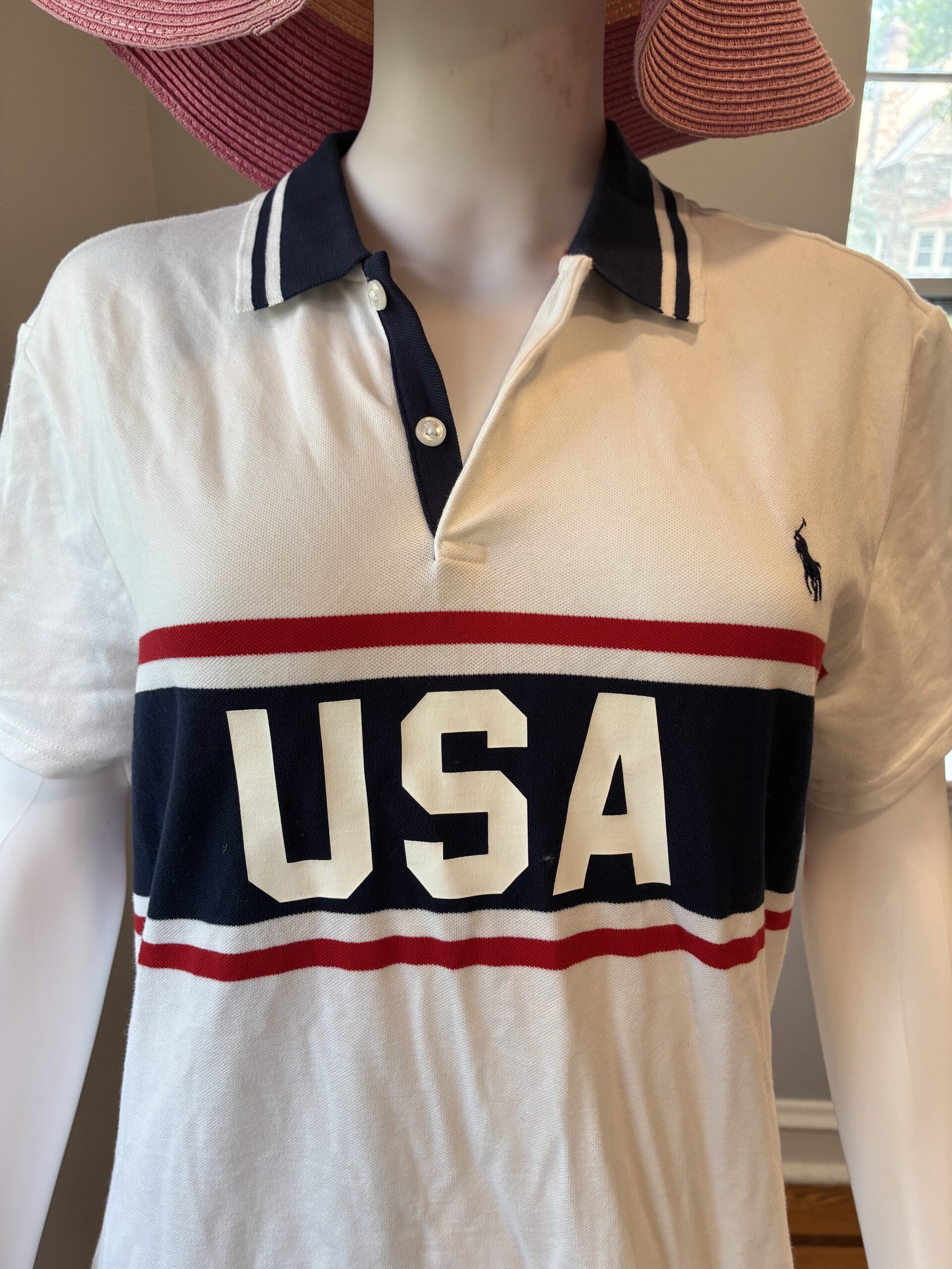 Polo Ralph Lauren USA Team Cotton Polo Dress Size XL - Image 5