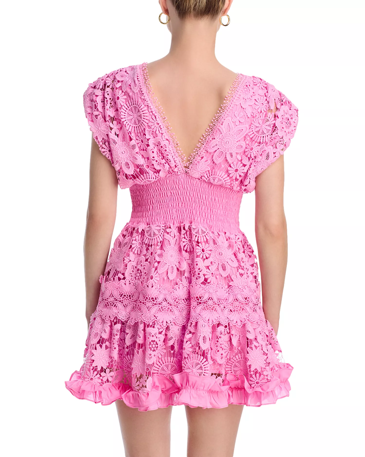 Waimari Morana Lace Embroidered Mini Dress Size XS - Image 4