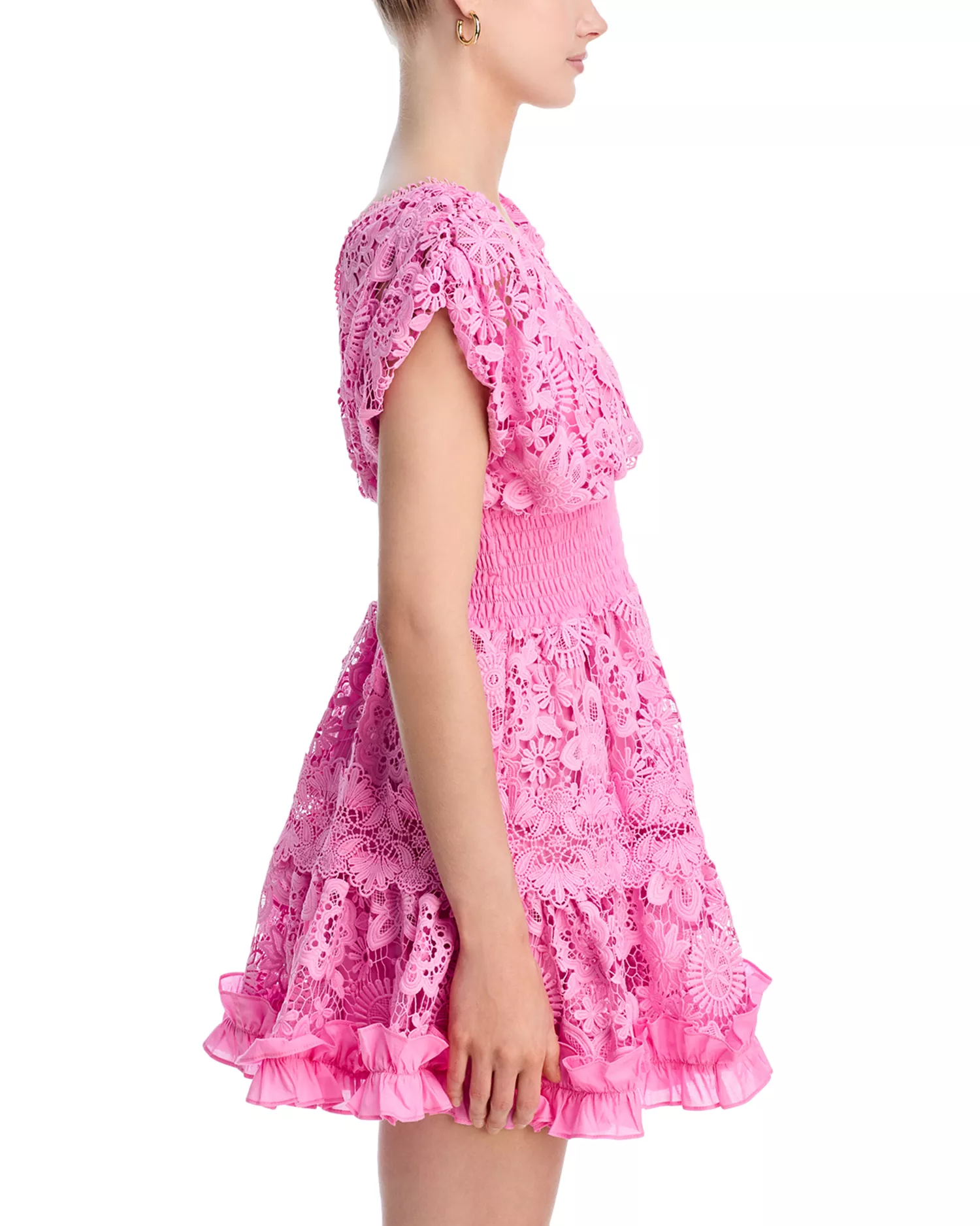 Waimari Morana Lace Embroidered Mini Dress Size XS - Image 5