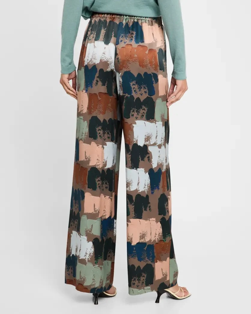 lafayette 148 new york riverside printed silk pants Size L - Image 8