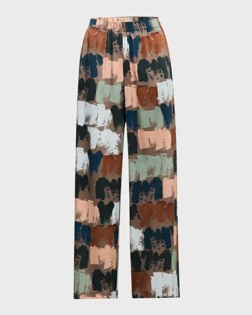 lafayette 148 new york riverside printed silk pants Size L - Image 7