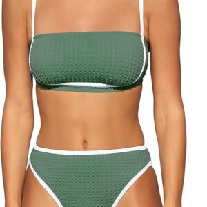 Cupshe Women's Bikini Sets Two Piece Swimsuit Size S