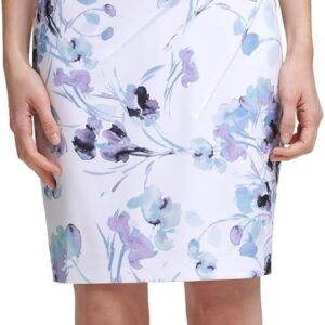 Calvin Klein Women's Short Printed Sheath Size 6