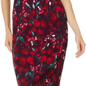 Calvin Klein Women's Tulip Sleeve Floral Sheath Size 2