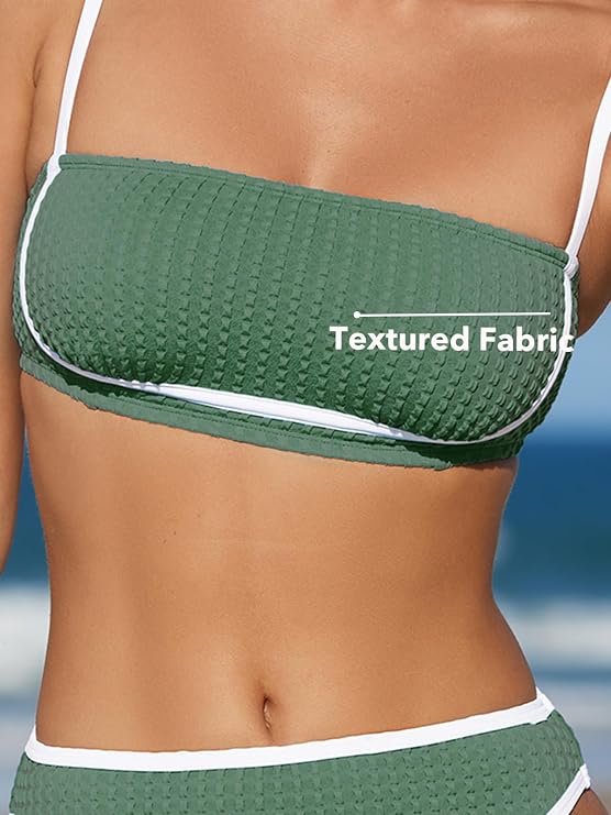 Cupshe Women's Bikini Sets Two Piece Swimsuit Size S - Image 2
