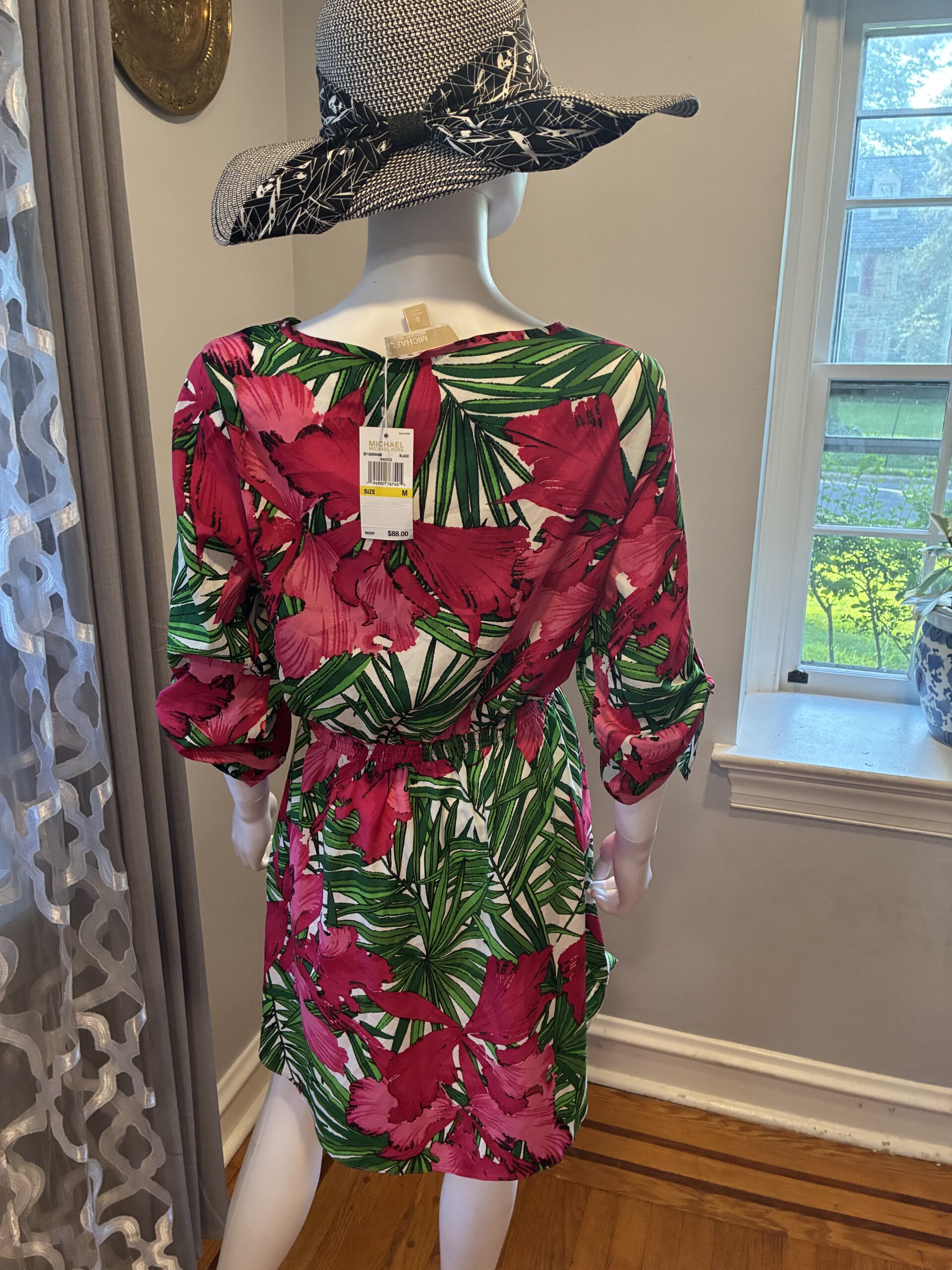 MICHAEL Michael Kors Tropical Flower Dress Size M - Image 3