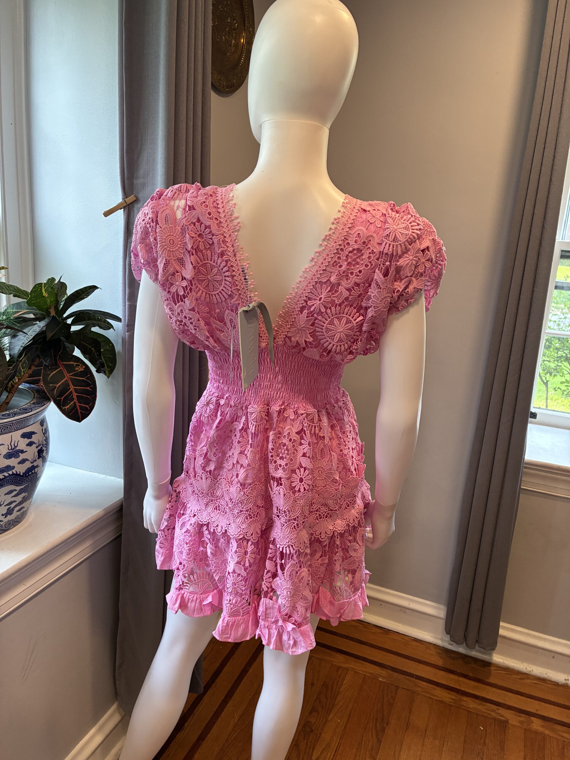 Waimari Morana Lace Embroidered Mini Dress Size XS - Image 7