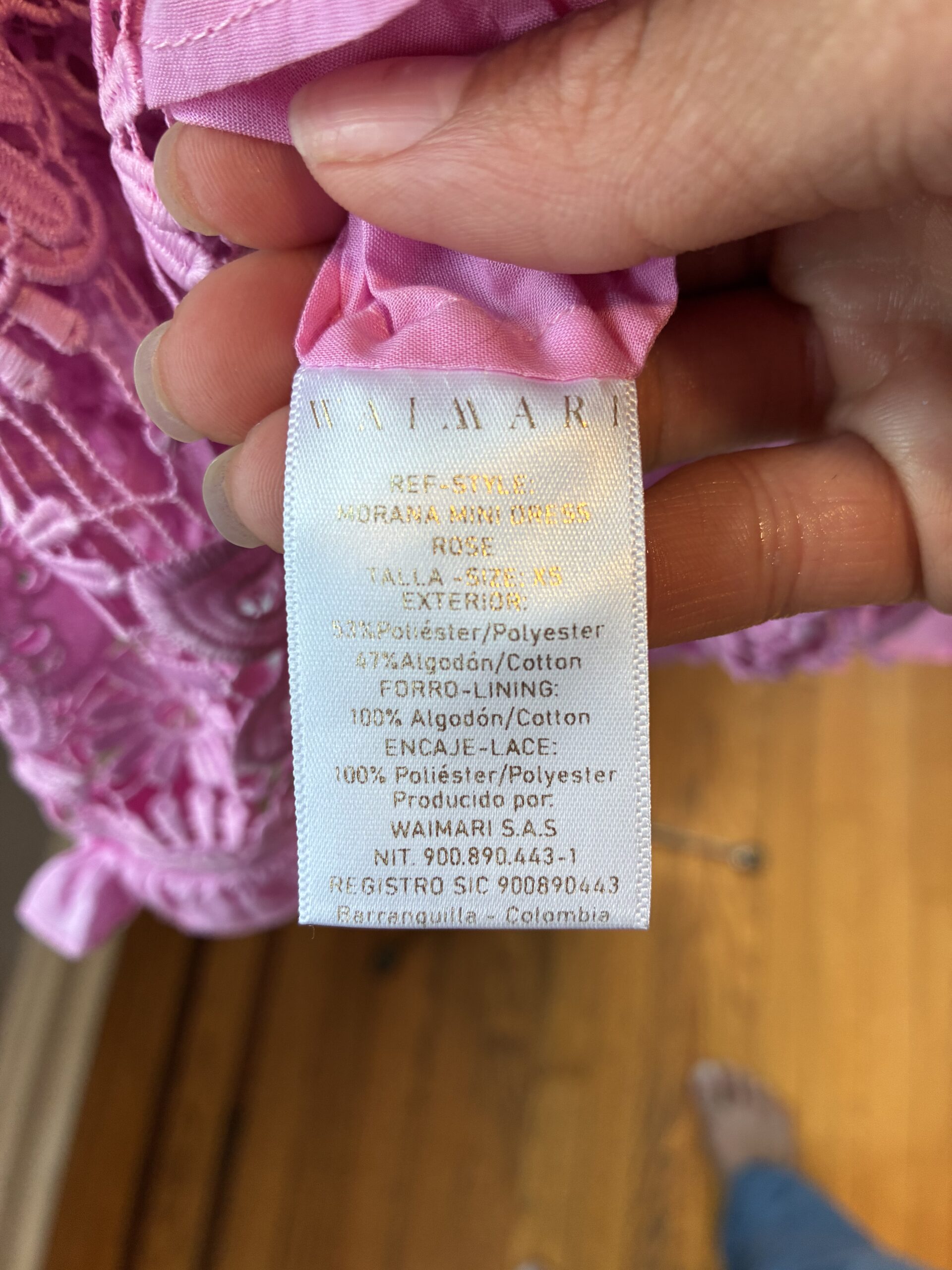 Waimari Morana Lace Embroidered Mini Dress Size XS - Image 10